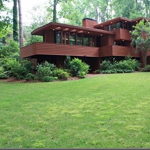 1885 Walthall in Collier Hills is one of the most "Wrightian" houses ever built in the Southeastern US.